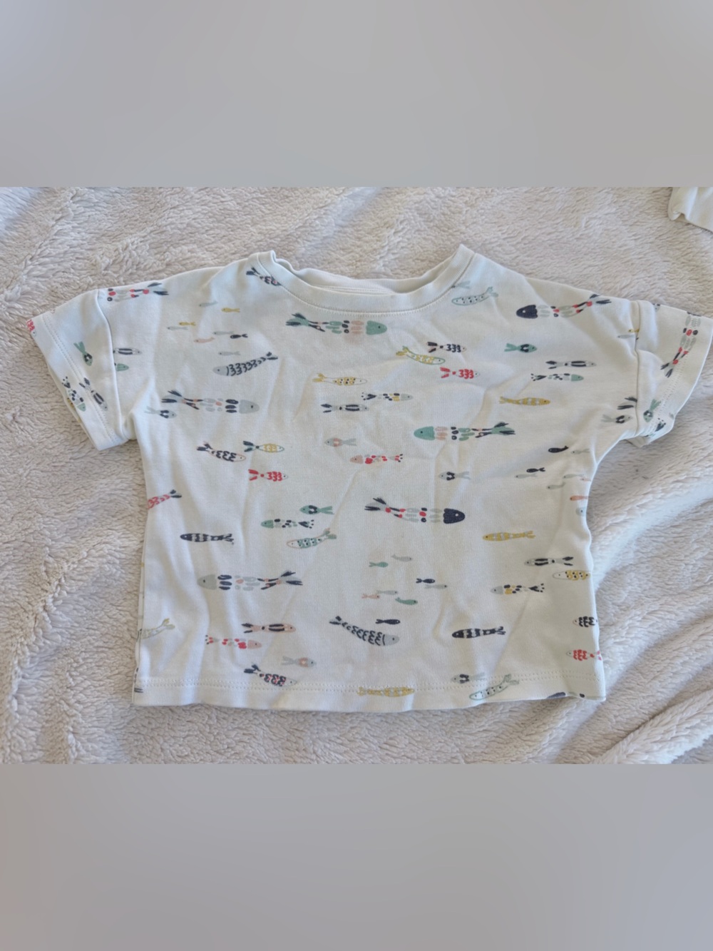 Pehr 3T Fish Print tshirt